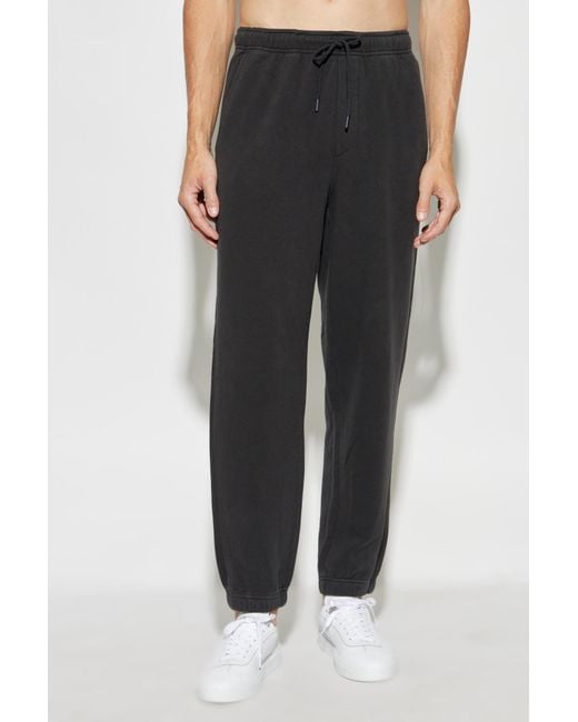 American Vintage Green Drawstring Sweatpants for men