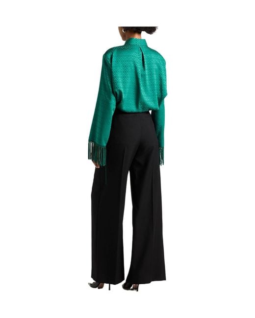 Burberry Black Loose-Fitting Trousers