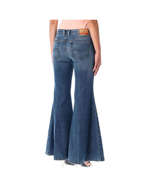 DIESEL Blue 1970 D-Bleess Flared Denim