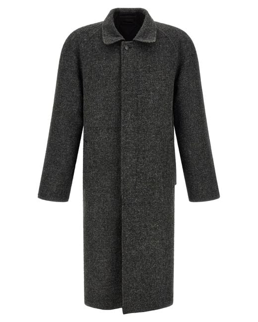 Prada Black Long-Sleeved Coat for men