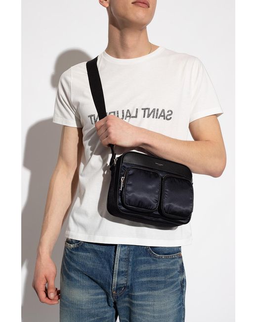 Saint Laurent Black City Zip-Up Camera Bag for men