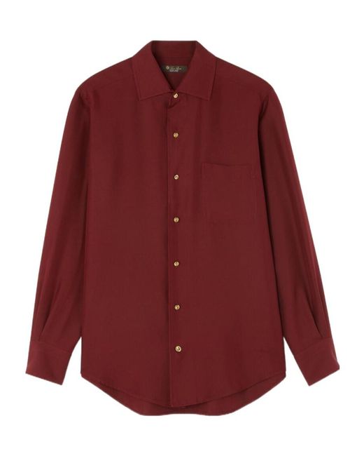 Loro Piana Red André Shirt