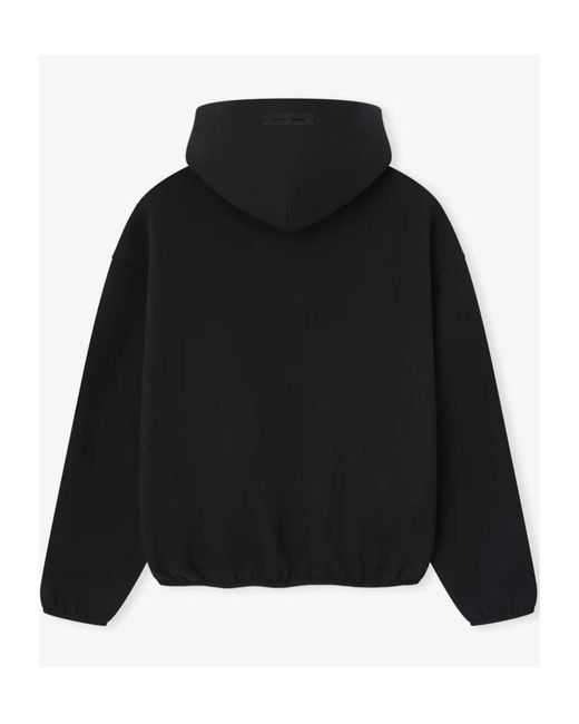 Fear Of God Black Modern Fleece Hoodie for men