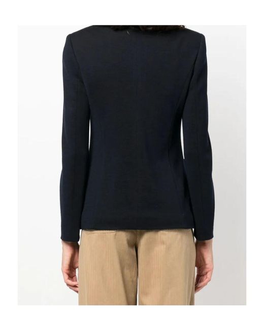 Seventy Black Single-Breasted Blazer