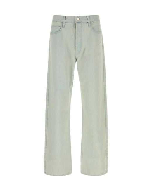 Fear Of God Gray Straight Five-Pocket Jeans for men