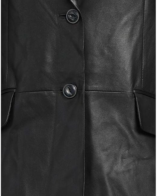 Rag & Bone Black Leather Suit