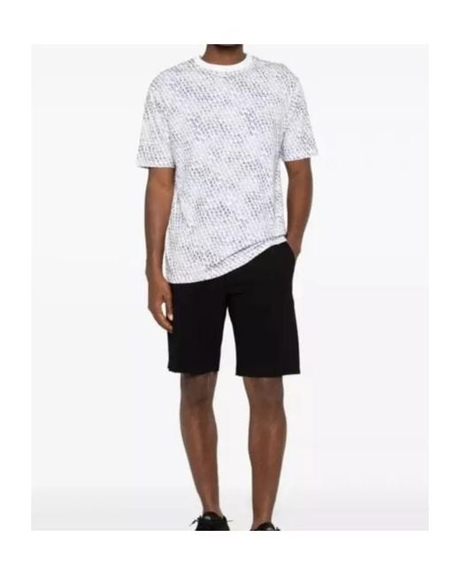 Karl Lagerfeld Black Logo-Embroidered Elasticated Shorts for men