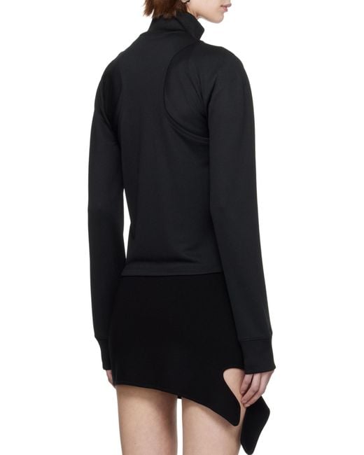 Courreges Black Courrèges Scuba Tracksuit Interlock Jacket