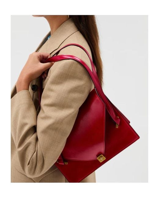 Versace Red Severine Shoulder Bag