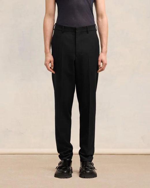 AMI Black Ami Cigarette Trousers for men