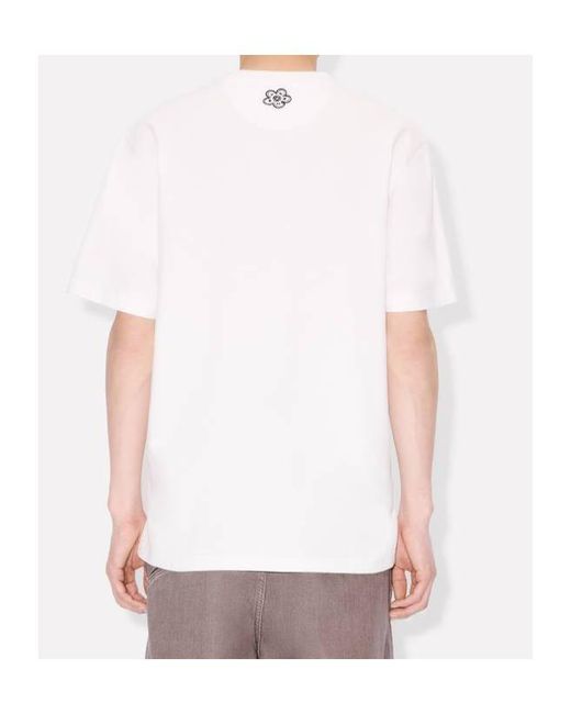 KENZO White X Futura 2000' Embroidered T-Shirt for men