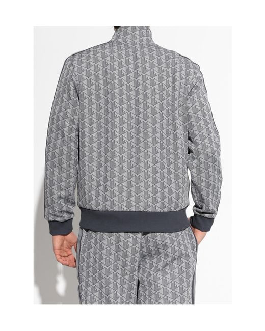 Lacoste Gray Paris Zip-Up Track Jacket for men