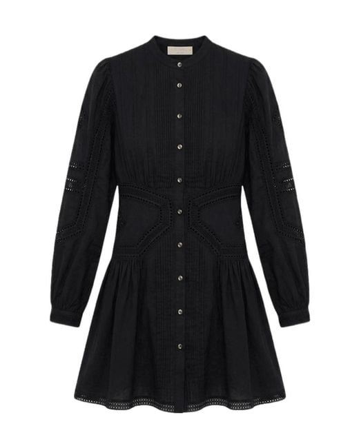 Ulla Johnson Black Long-Sleeved Dress