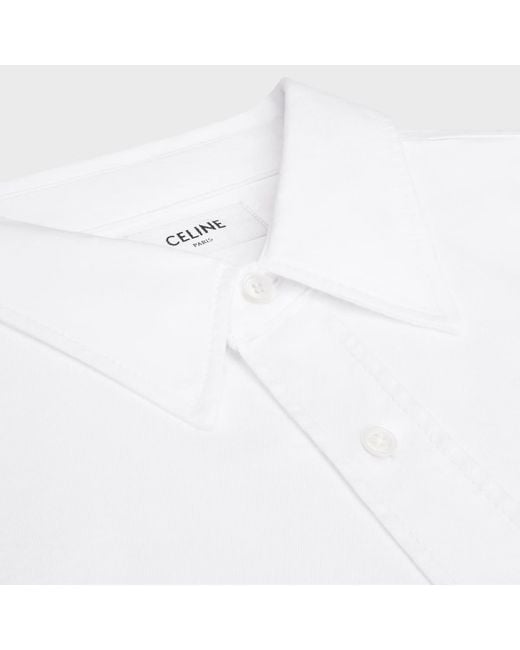 Céline White Overshirt for men