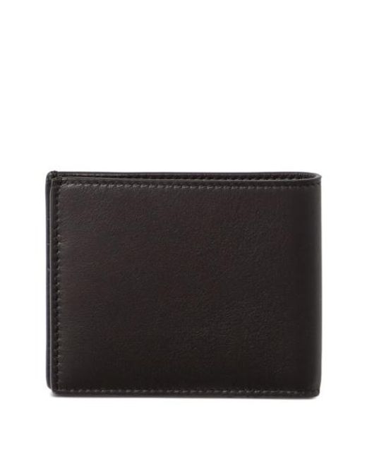 Brunello Cucinelli Black Logo Embossed Wallet for men