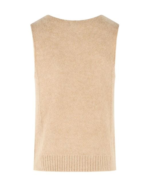 Dries Van Noten Pink 'Manado' Alpaca Blend Vest for men