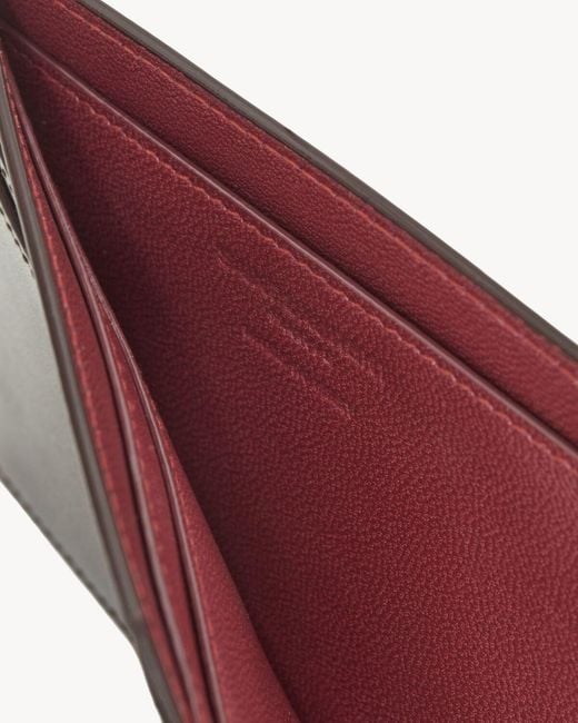 Saint Laurent Black Letter Card Holder for men