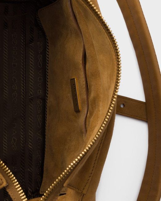 Prada Brown Explore Medium Shoulder Bag