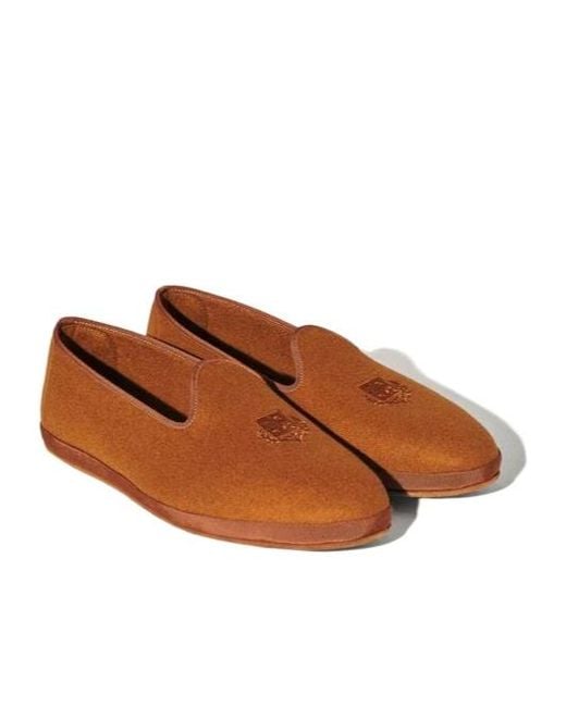 Loro Piana Logo Cashmere Loafers In Brown Lyst loro-piana-logo-cashmere-loafers-in-brown-lyst