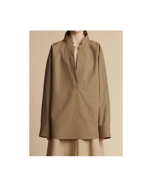 Khaite Brown Tito Top