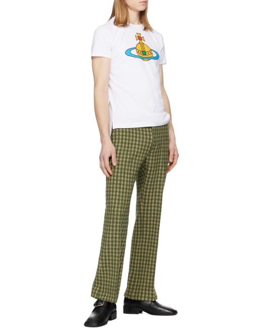Vivienne Westwood White Oversized Orb Printed T-Shirt