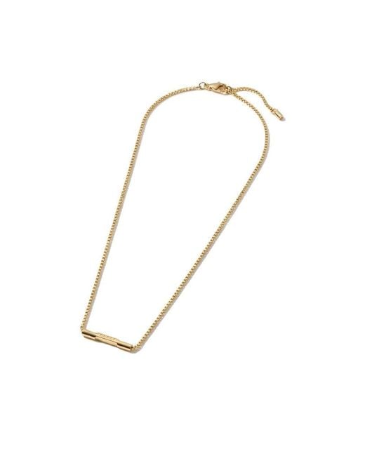 Gucci White Logo Necklace