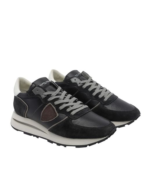 Philippe Model Black Tropez Haute Sneakers for men