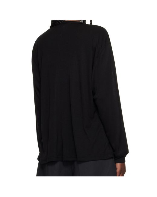 Studio Nicholson Black Rutas Button Blouse