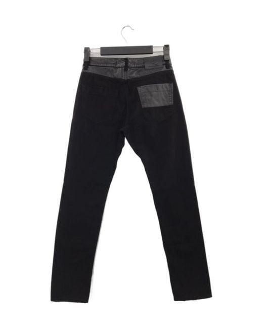 McQ Alexander McQueen Black Pocket Detail Denim Pants for men