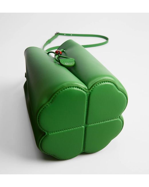 Dior Green Petit Trèfle Mini Bucket Bag