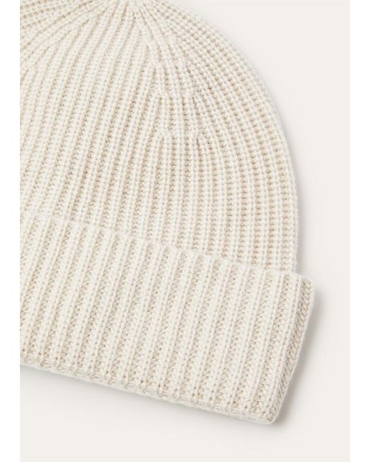 Loro Piana White Sergio Beanie for men