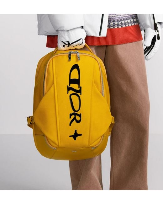 Dior Yellow Backpack Bags for men