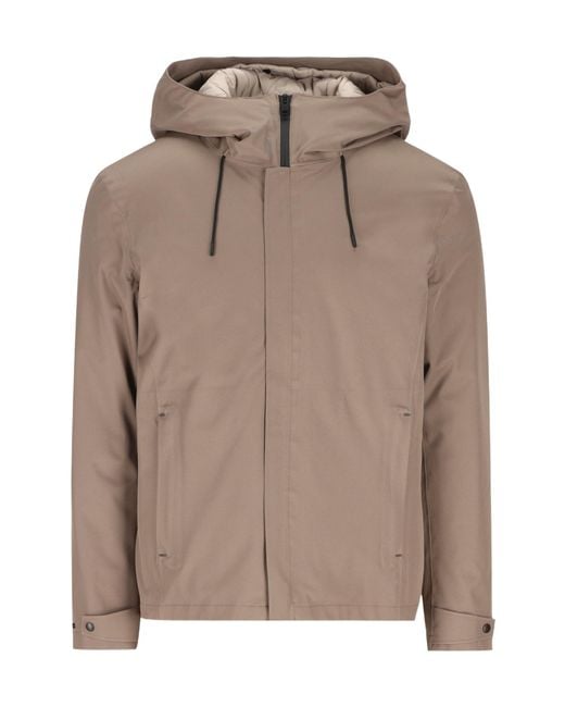 Woolrich Brown Zipped Jacket for men