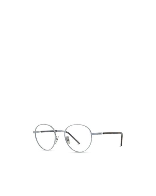 Givenchy White Round Flat Mirror for men