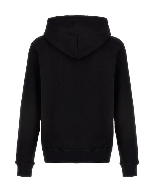 DSquared² Blue Logo-Printed Drawstring Hoodie for men