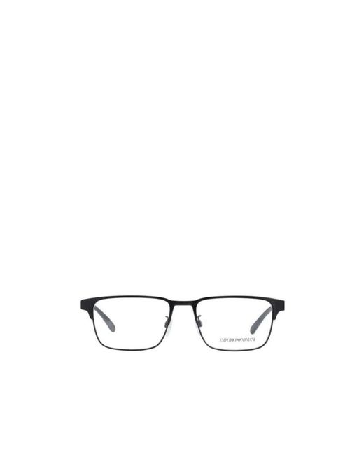 Emporio Armani White Frosted Square Frame Flat Mirror