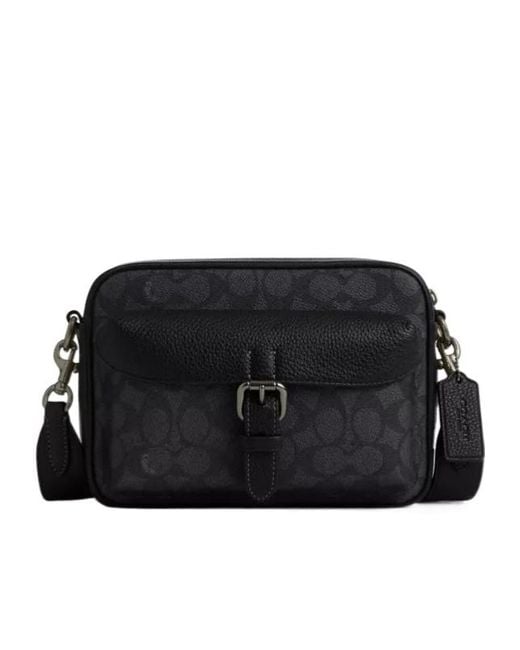 COACH Black Warner Crossbody Bag for men