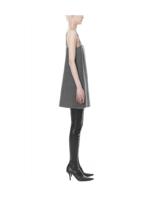 we11done Gray Sleeveless Dress