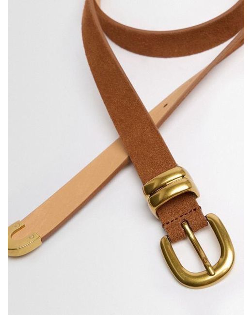 By Malene Birger Brown Zoilo Suede Belt
