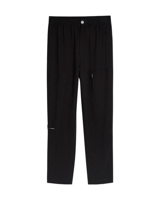 Givenchy Black Utility Wool Trousers for men
