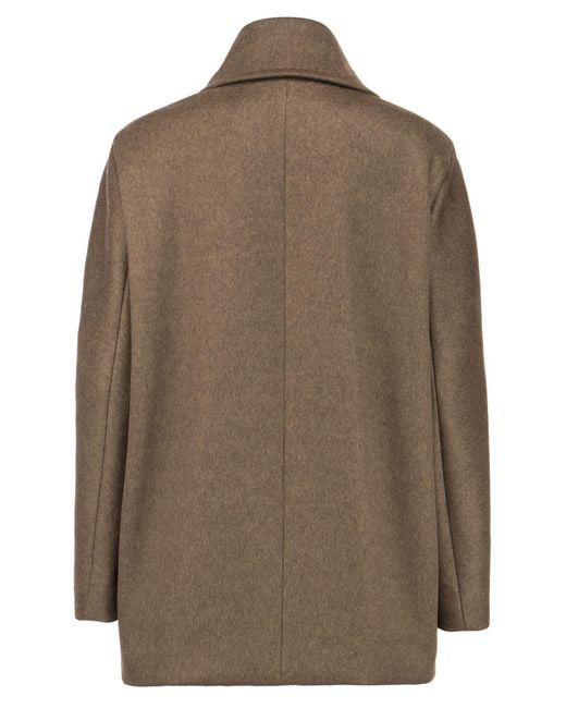 Max Mara Brown Long-Sleeved Coat