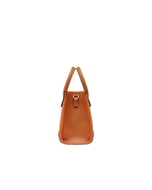 MCM Brown Mini Munich Logo Tote Bag