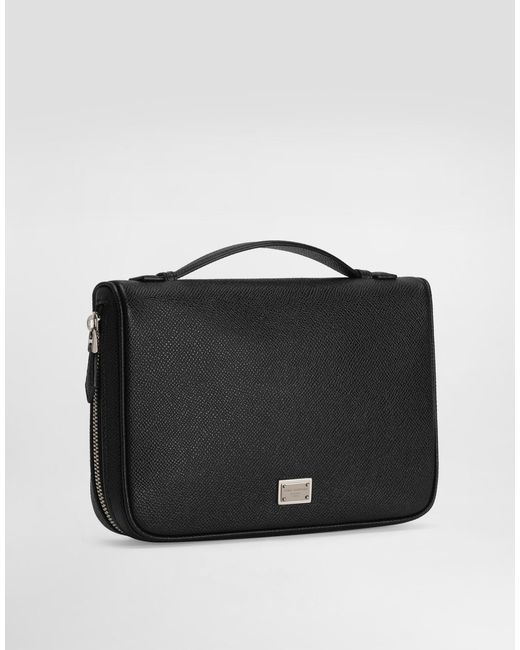 Dolce & Gabbana Black Sicily Clutch Bag for men