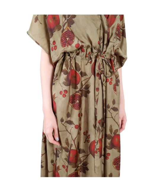 Uma Wang Natural Ruched Dress