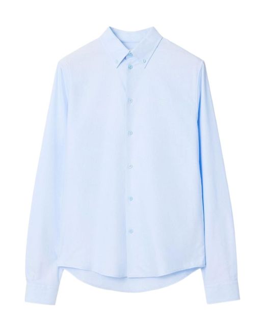 Burberry Blue Casual Shirts for men