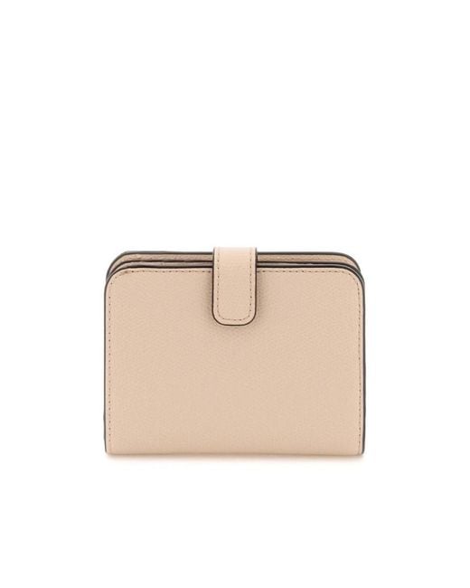 Furla Natural 'camelia' Compact Wallet