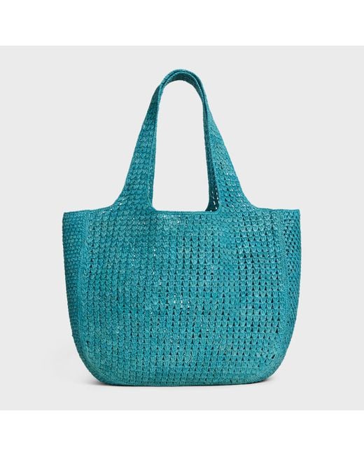 Céline Blue Large Hobo Basket Bag for men