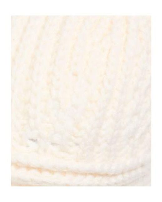 Max Mara Natural Solid Sleeveless Cropped Top