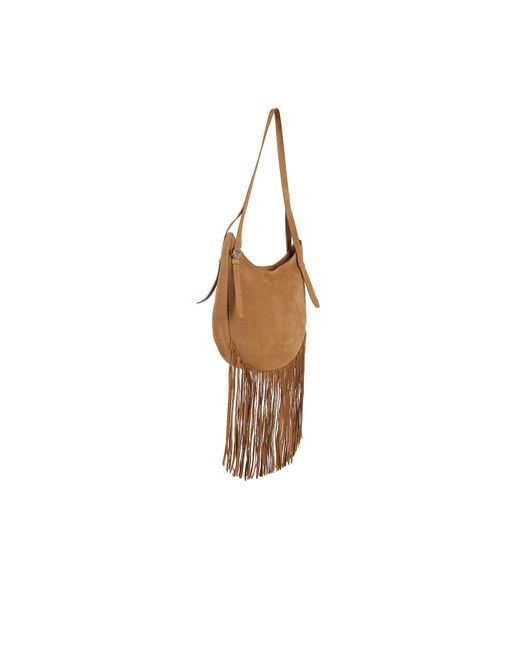 Coperni White Fringed Shoulder Bag