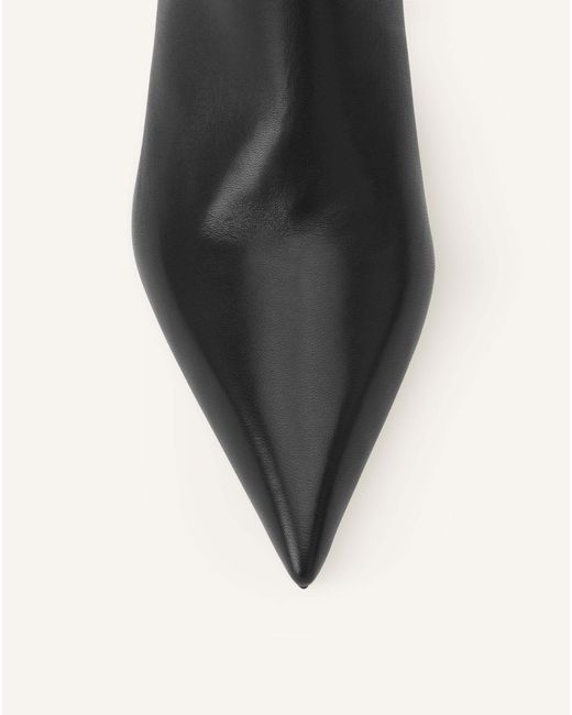 Lanvin Black Side Zipped Heeled Boots
